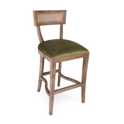 Zentique - Carvell Cane Back Bar Stool
