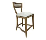 Zentique - Carvell Cowhide Bar/ Counter Stool