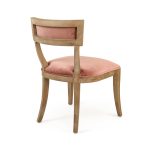 Zentique - Rose Velvet Carvell Side Chair