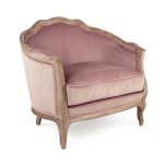 Zentique - Dusty Rose Velvet Maison Club Chair