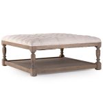 Zentique - Square Tufted Ottoman