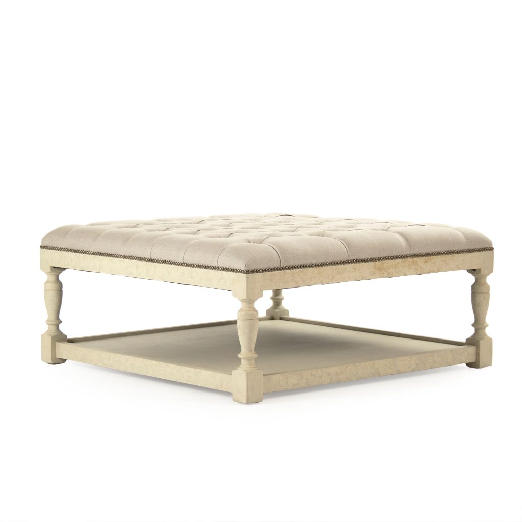 Zentique - Square Tufted Ottoman