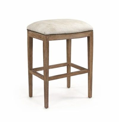 Zentique - Cora Cowhide Bar / Counter Stool