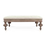 Zentique - Lara Tufted Ottoman