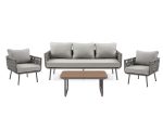 Whiteline - Oasis Outdoor 4-Piece Set