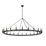 Zentique - Alderton Iron Ring Chandelier Large