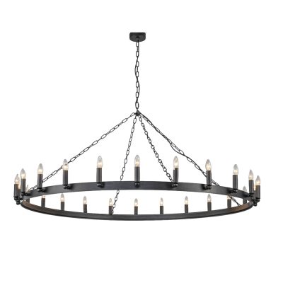 Zentique - Alderton Iron Ring Chandelier Large