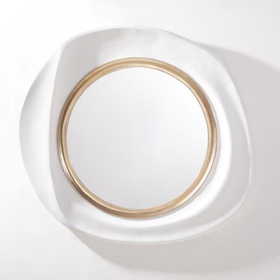 Zentique - Aurelia Sculpted Resin Wall Mirror