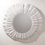 Zentique - Solterra Textured Resin Beveled Wall Mirror