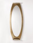 Zentique - Aurelia Grand Oval Metal Beveled Mirror