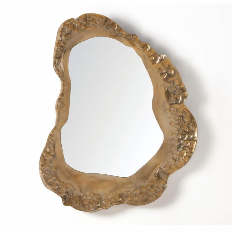 Zentique - Caldera Sculpted Metal Wall Mirror
