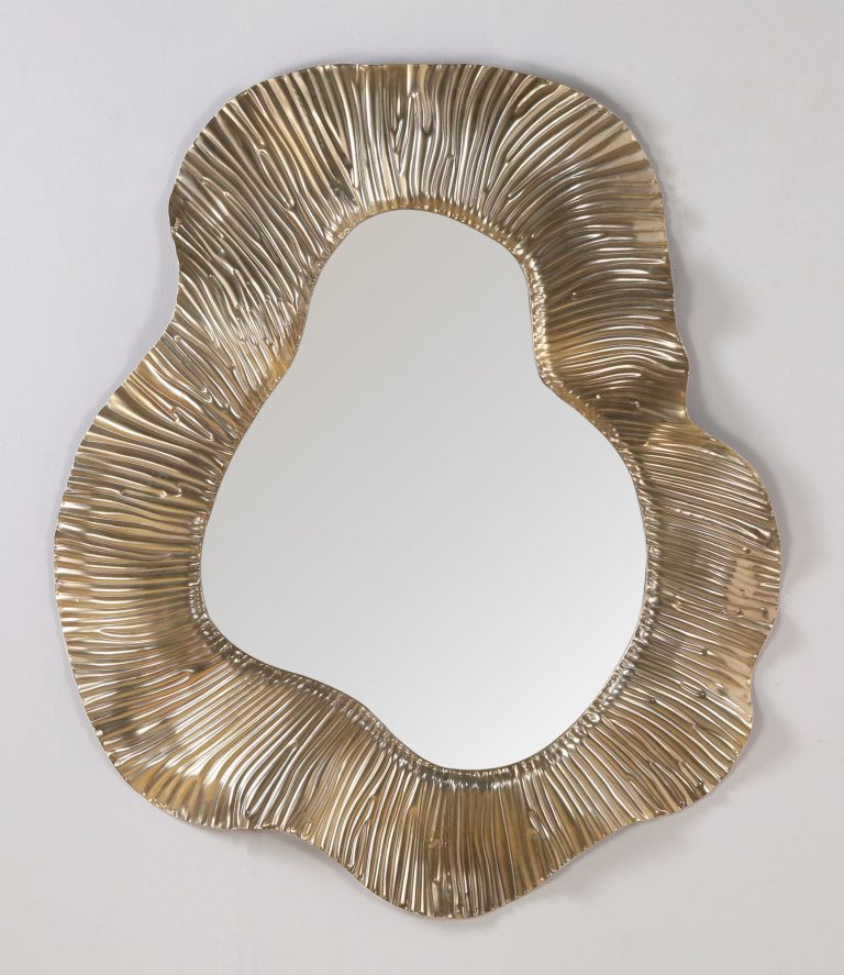 Zentique - Solara Sculpted Metal Wall Mirror