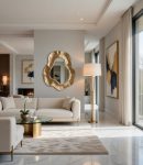 Zentique - Solara Sculpted Metal Wall Mirror