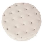 Zentique - Round Tufted Ottoman