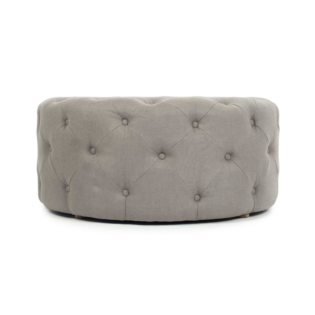 Zentique - Round Tufted Ottoman