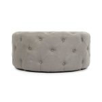 Zentique - Round Tufted Ottoman