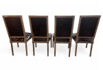 Zentique - Square Back Cow Hide Side Dining Chair