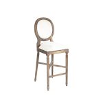 Zentique - Medallion Cow Hide Bar/ Counter Stool