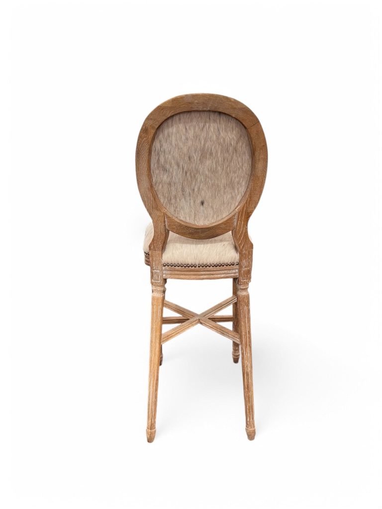 Zentique - Medallion Cow Hide Bar/ Counter Stool