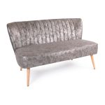 Zentique - Distressed Grey PU Bench