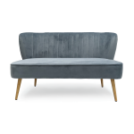Zentique - Blue Velvet Bench