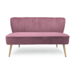 Zentique - Pink Velvet Bench