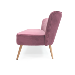 Zentique - Pink Velvet Bench
