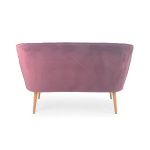 Zentique - Pink Velvet Bench