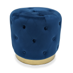 Zentique - Blue Velvet Stool