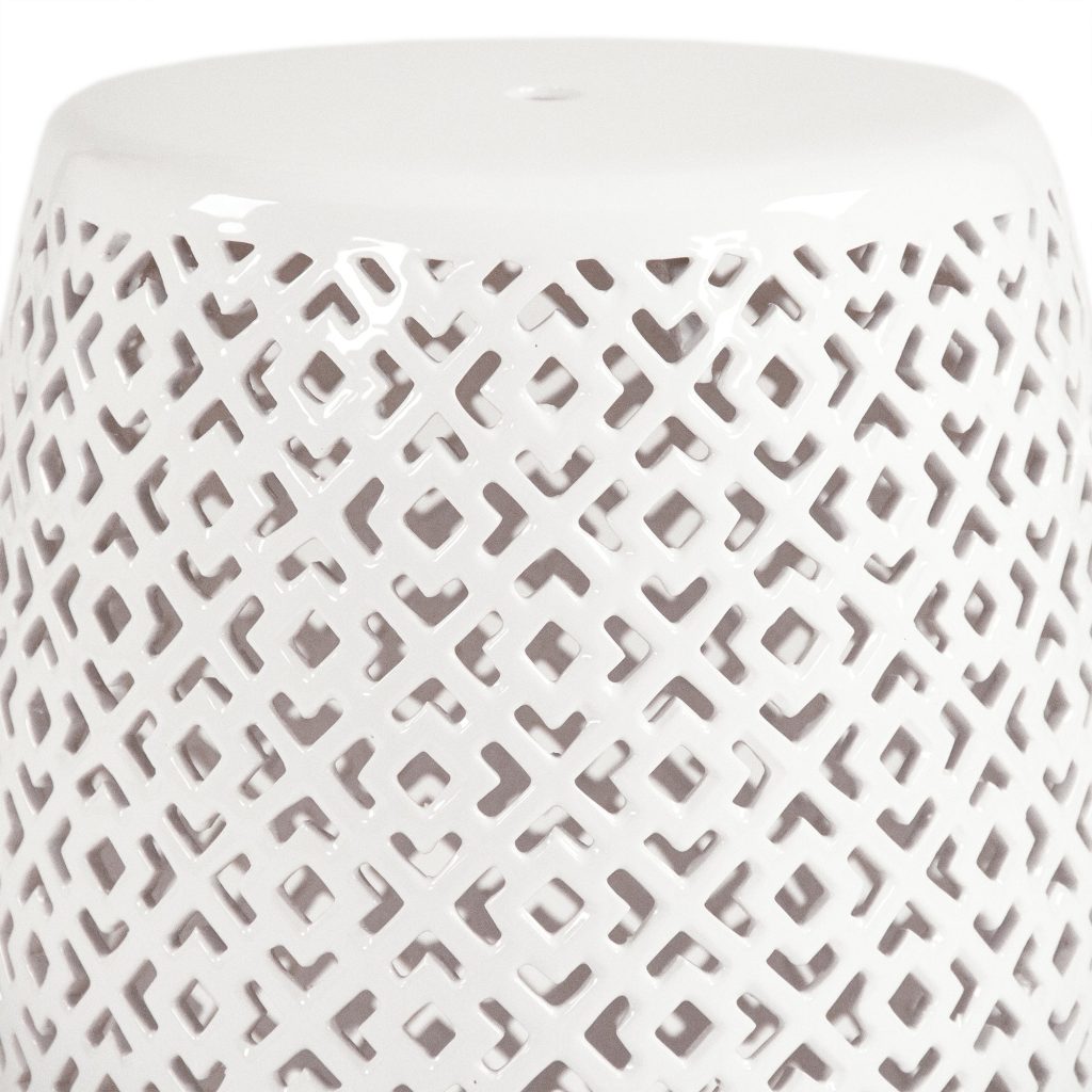 Zentique - Lorin Garden Stool White
