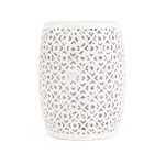 Zentique - Lorin Garden Stool White