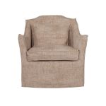 Spectra Home Keith Slipcovered Swivel Chair