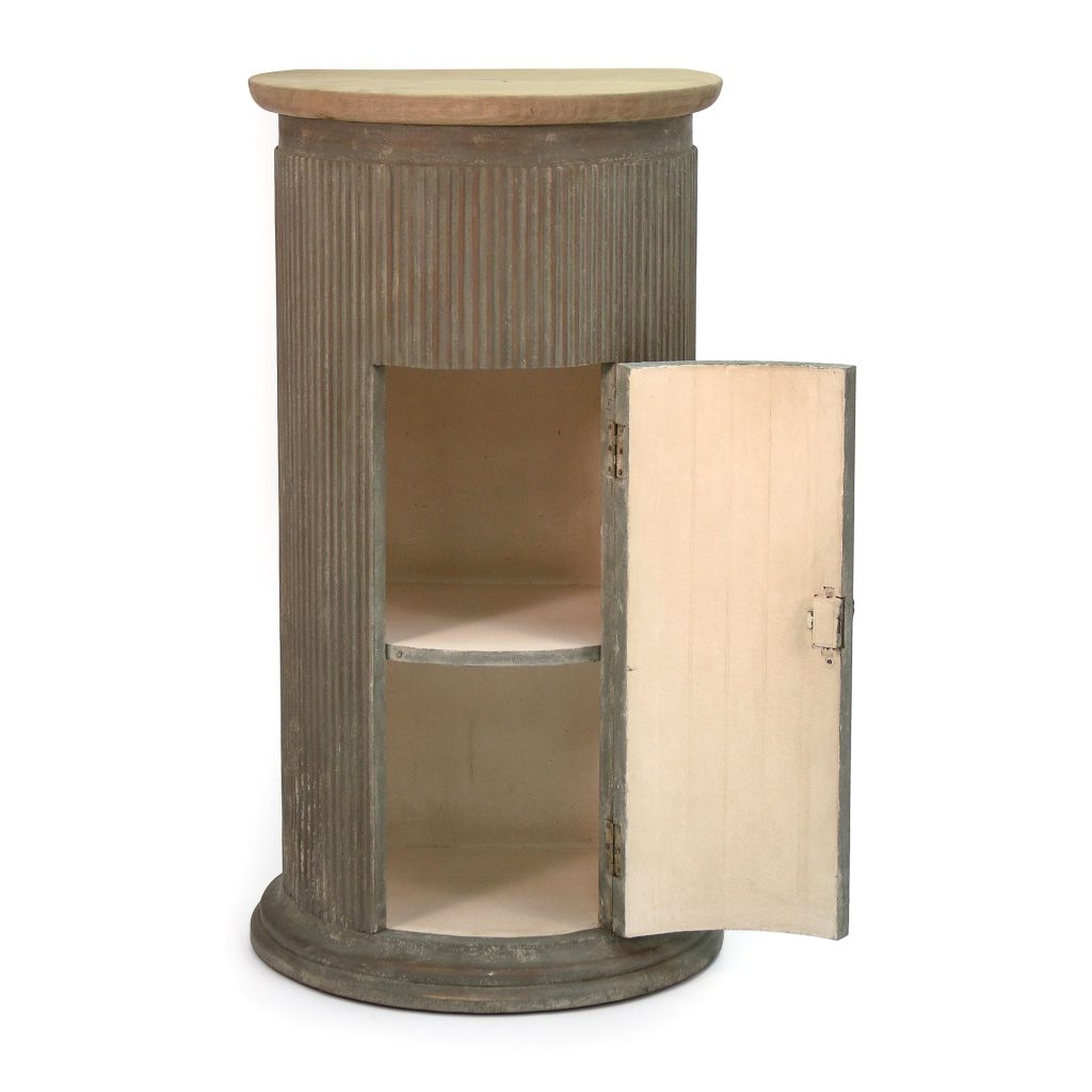 Zentique - Fluted Wooden Stand