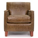 Zentique - Larry Arm Chair Wigwam Top Grain Leather