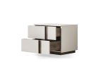 Whiteline - Romina Left Nightstand