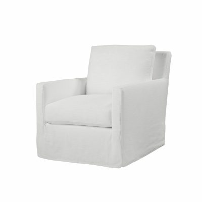 Spectra Home Pasadena Slipcovered Swivel Chair