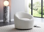 Whiteline - Perla Swivel Accent Chair