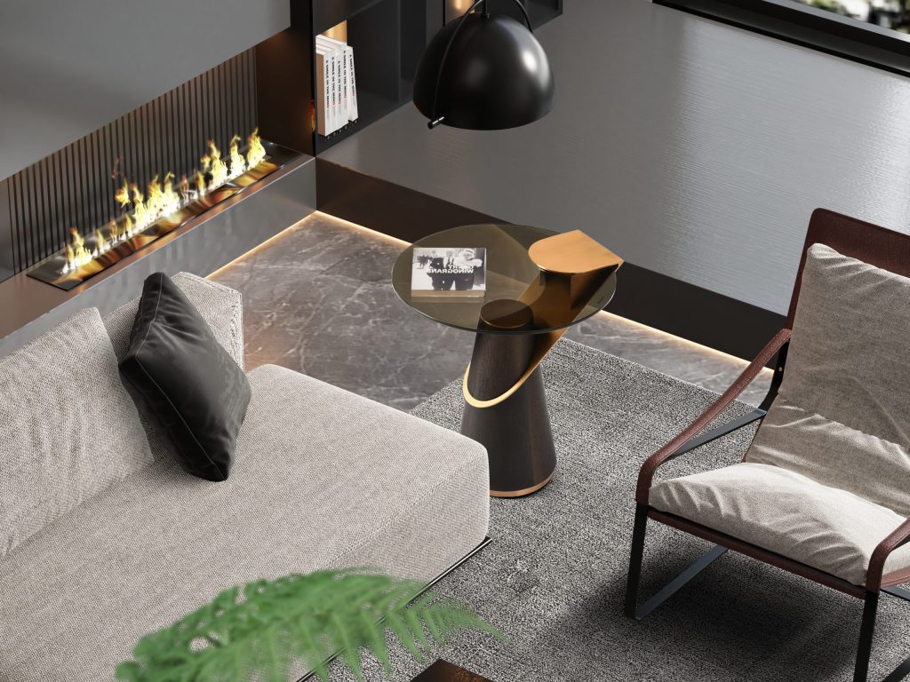 Whiteline - Zaria Side Table