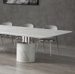 Whiteline - Geneva 120" Dining Table Cylinders
