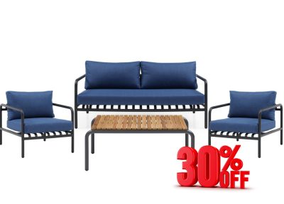 Whiteline - Andrea Outdoor 4-Piece Set