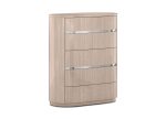 Whiteline - Waves Chest of Drawers