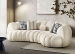 Whiteline - Rhodes Curved Sofa