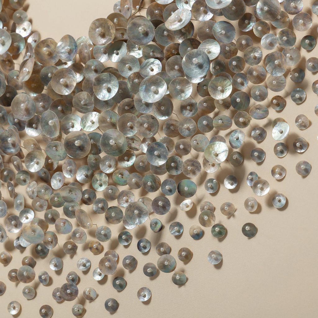 Shell Pearl Framed Art