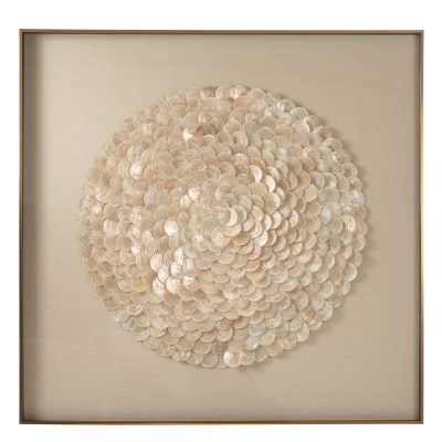 Shell Bloom Framed Wall Art