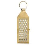 Etoile Glow Metal & Glass Lantern Set of 3