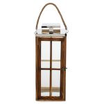 Harbor Ridge Wood & Metal Lantern Set of 2
