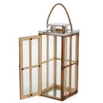 Harbor Ridge Wood & Metal Lantern Set of 2