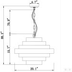 Nordic White Chandelier