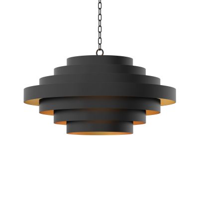 Nordic Black Chandelier Large