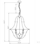 Rustic Metal Chandelier